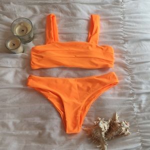 SHEIN orange bikini